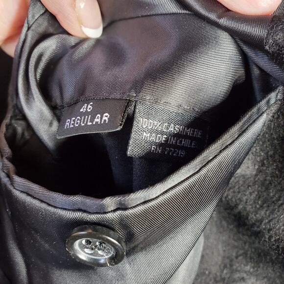 Pavone black 100% Cashmere blazer in size 46R - Picture 2 of 9